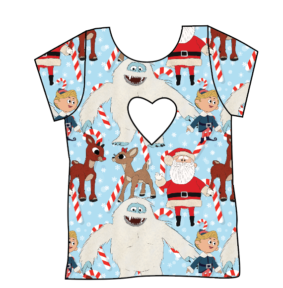 Reindeer Games Cambria Heart Back Tee