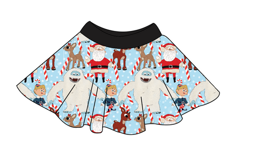 Reindeer Games Circle Skirt