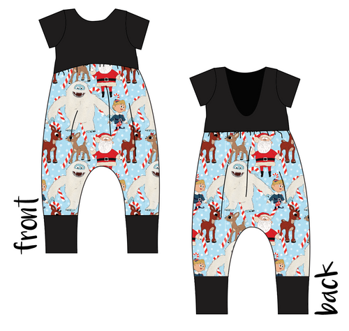 Reindeer Games Low Back Romper and Bubble Romper