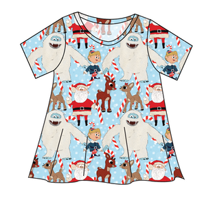 Reindeer Games Ladies' Swing Tee