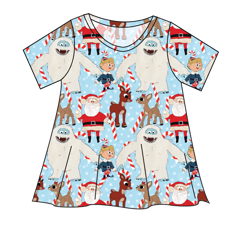 Reindeer Games Ladies' Swing Tee