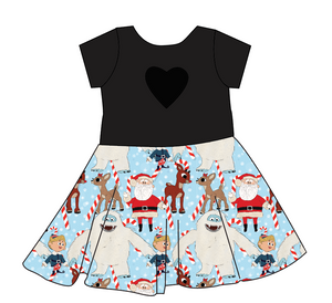 Reindeer Games Molly Heart Back Twirly Dress