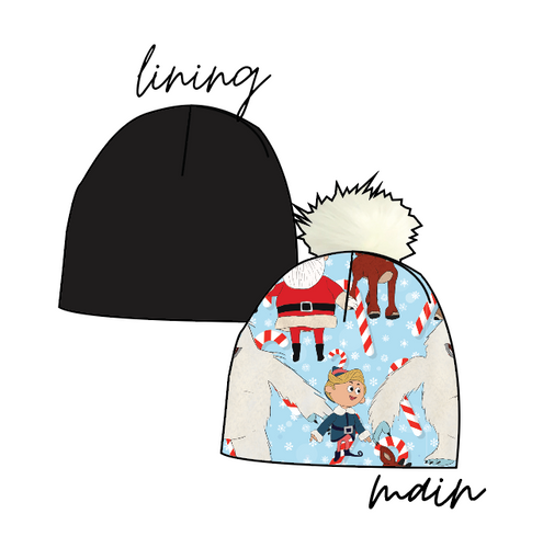 Reindeer Games Slouchy Beanie (Reversible!)