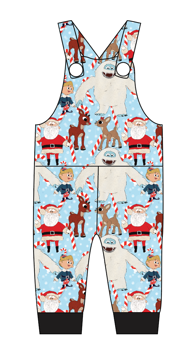 Reindeer Games Overalls and Shortalls