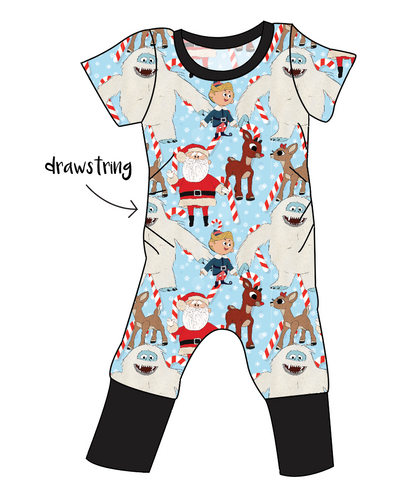 Reindeer Games Grow With Me Pants And Shorts Romper