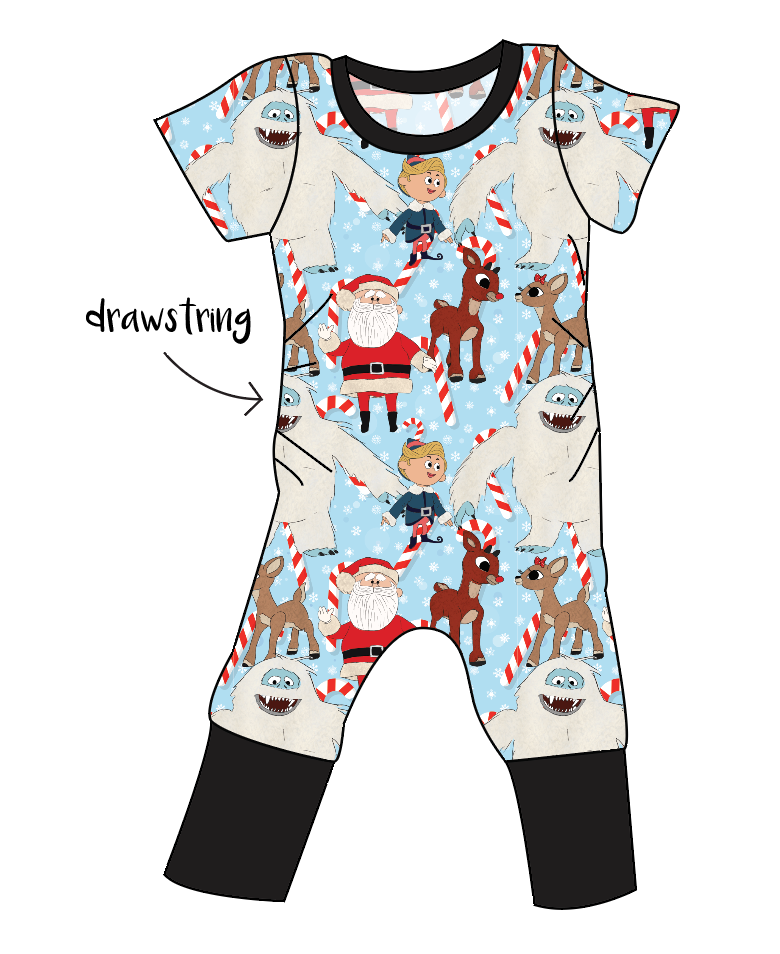 Reindeer Games Grow With Me Pants And Shorts Romper
