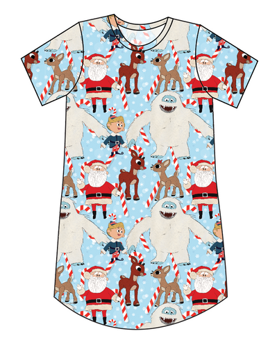 Reindeer Games Ladies' T-Shirt Dress