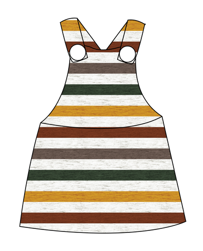 Fall Stripes Skirt-Alls