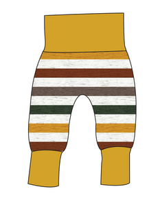Fall Stripes Grow With Me Pants And Shorts
