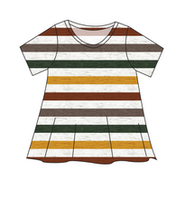 Load image into Gallery viewer, Fall Stripes Ladies&#39; Swing Tee