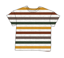 Load image into Gallery viewer, Fall Stripes Ladies&#39; Oversized Tee
