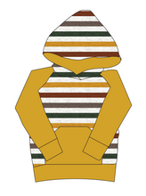 Load image into Gallery viewer, Fall Stripes Mens&#39; Hoodie