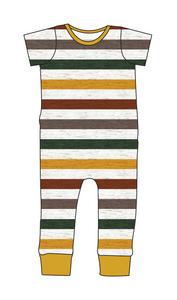 Fall Stripes Emmett Pants And Shorts T-Shirt Romper