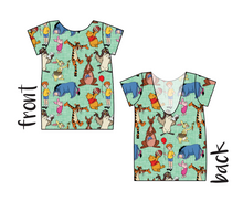 Load image into Gallery viewer, Pooh and Friends Low Back Ballerina Tee