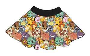 Gotta Catch Em All Circle Skirt