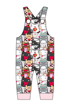 Load image into Gallery viewer, Valentine Cats Overalls and Shortalls