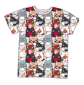 Valentine Cats Mens' Tee