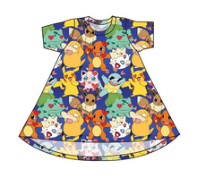 Load image into Gallery viewer, Poke Love Basic T-Shirt Dress