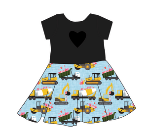 Loads of Love Molly Heart Back Twirly Dress