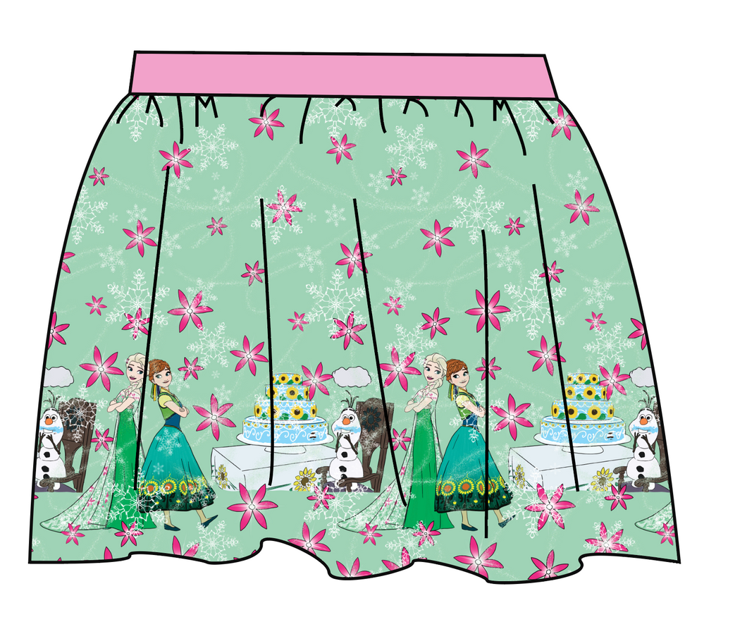 Arendelle Parade Ladies' Gathered Skirt