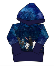 Load image into Gallery viewer, Space Saga Parade Grow With Me Hoodie (or Crewneck)