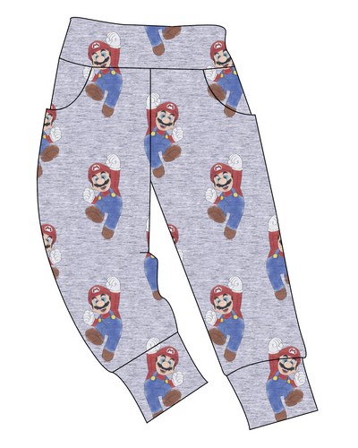 Vintage Mario Basic Joggers And Jogger Shorts