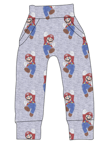 Vintage Mario Beanpole Pants And Shorts