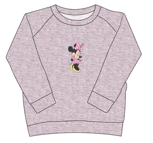 Vintage Minnie Classic Hoodie (or Crewneck)