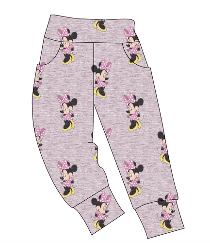 Vintage Minnie Basic Joggers And Jogger Shorts