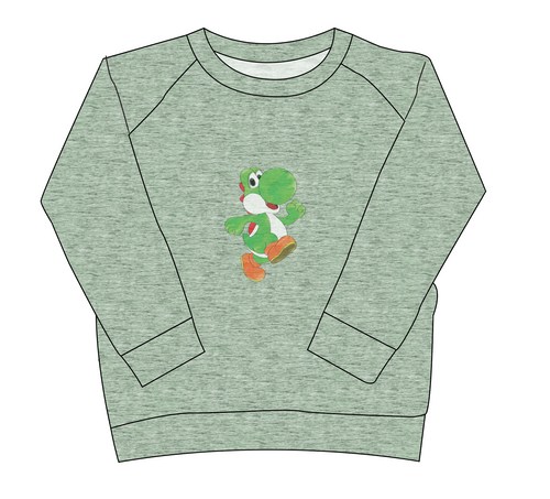 Vintage Yoshi Classic Hoodie (or Crewneck)