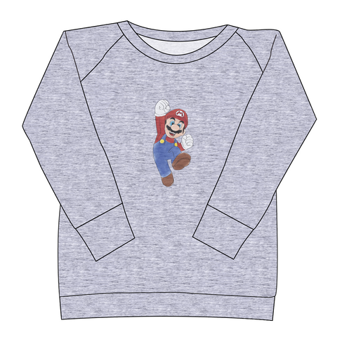 Vintage Mario Ladies' Classic Crewneck