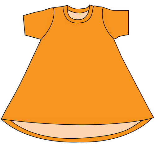 Solids Sale Basic T-Shirt Dress