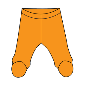 Solids Sale Newborn Footed Pants