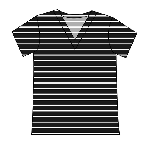 Solids Sale Ladies' Slouchy V-Neck Tee