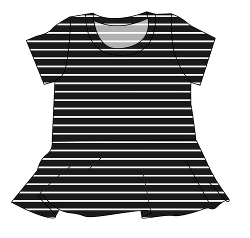 Solids Sale Ladies' Peplum Top