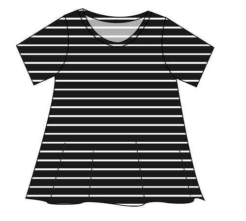 Solids Sale Ladies' Swing Tee