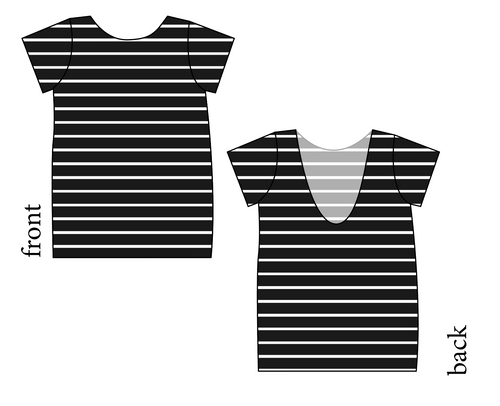 Solids Sale Low Back Ballerina Tee