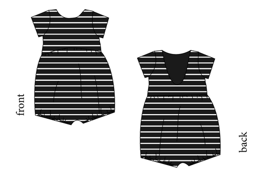Solids Sale Low Back Romper and Bubble Romper
