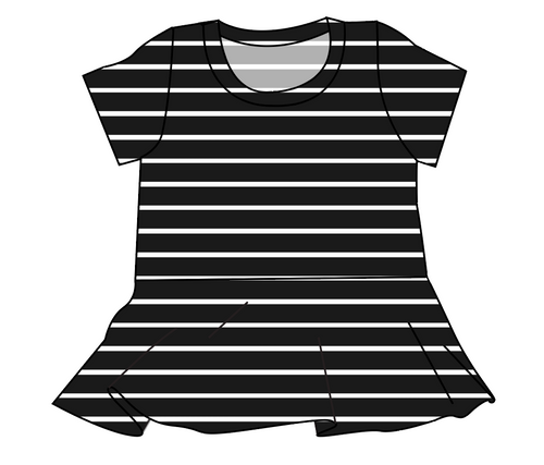 Solids Sale Peplum Top