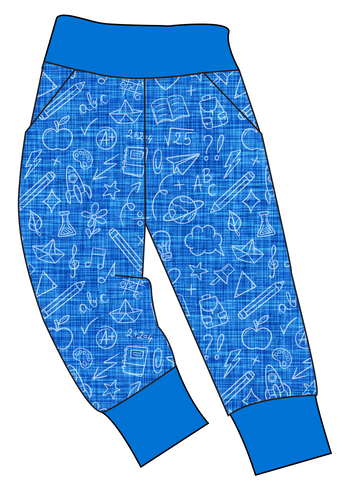 Academic Doodles Basic Joggers And Jogger Shorts