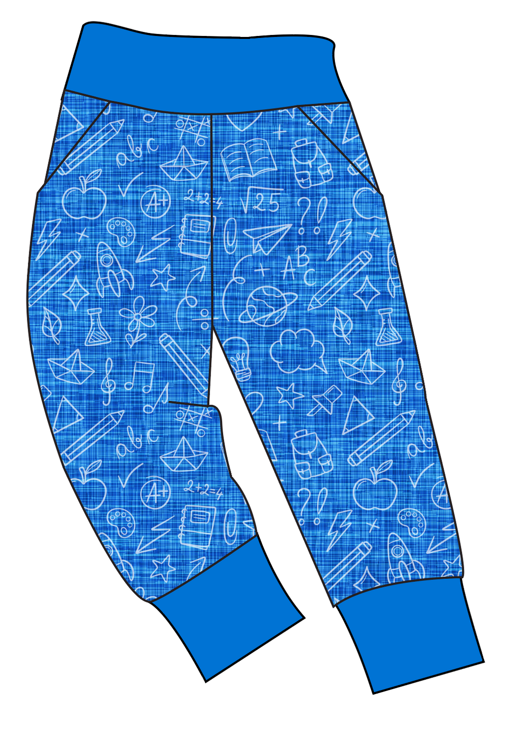 Academic Doodles Basic Joggers And Jogger Shorts