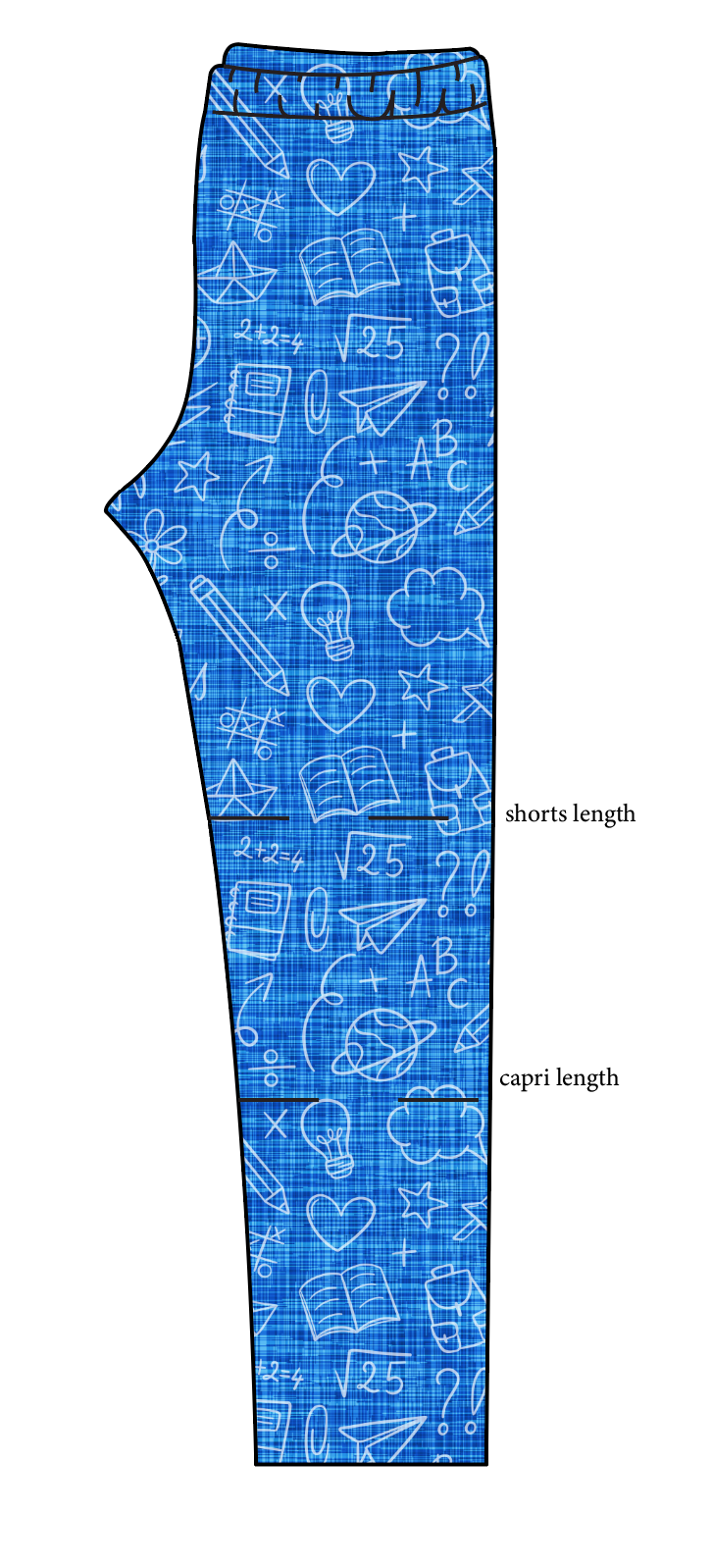 Academic Doodles Basic Leggings