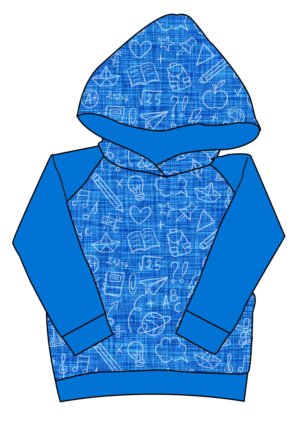 Academic Doodles Classic Hoodie (or Crewneck)