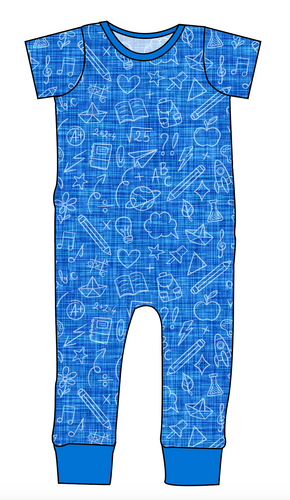 Academic Doodles Emmett Pants And Shorts T-Shirt Romper