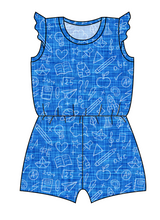 Load image into Gallery viewer, Academic Doodles Ivy Summer Romper