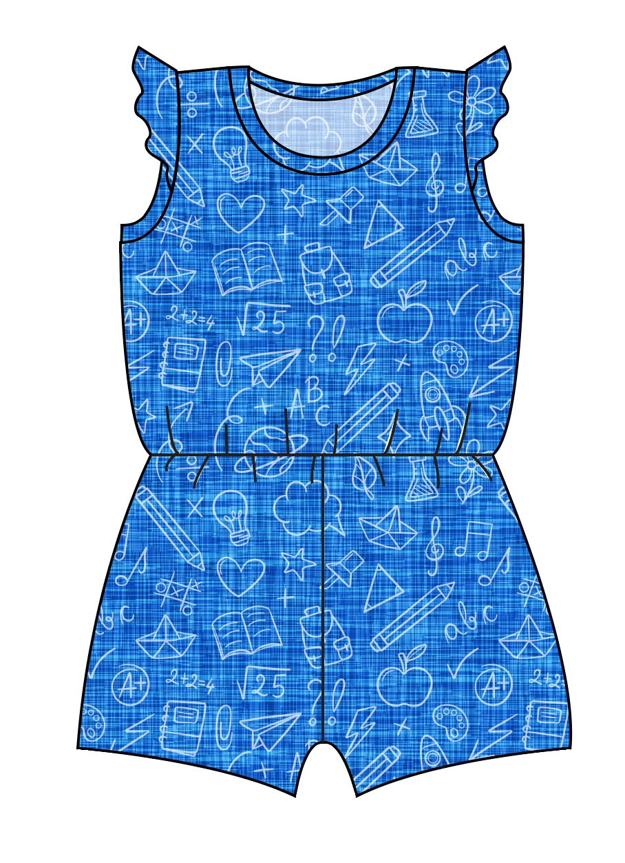Academic Doodles Ivy Summer Romper