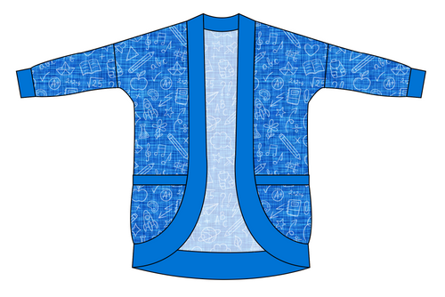 Academic Doodles Kids Cocoon Cardigan