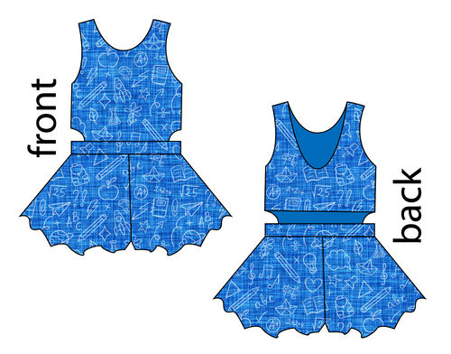 Academic Doodles Kids Playsuit