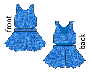 Academic Doodles Kids Playsuit