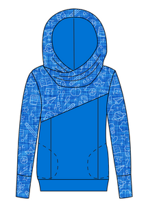 Academic Doodles Ladies Hoodie